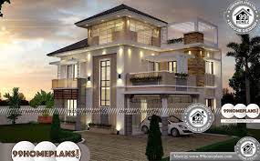 Kerala New House Model 3 Story 2050
