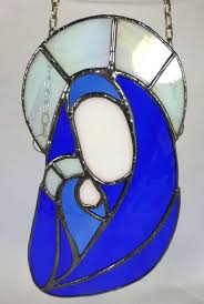 Madonna And Child Stained Glass