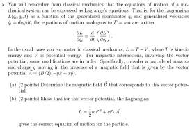 Classical Mechanics That The Equations