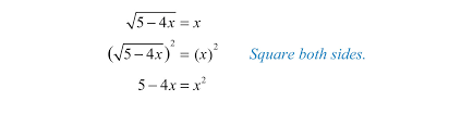 Solving Radical Equations