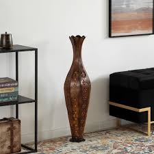 Metal Decorative Floor Vase Centerpiece