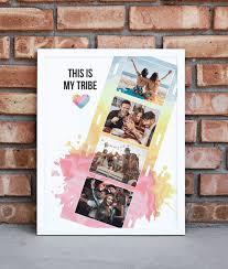 Personalised Holiday Photo Collage Frame