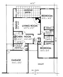 Adobe Southwestern Style House Plan