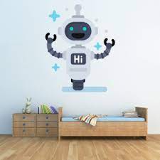 Robot Wall Stickers For Kids Icon