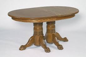 Solid Wood Double Pedestal Dining Table