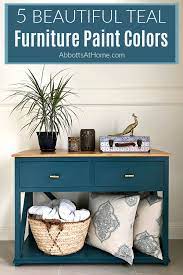 5 Beautiful Teal Painted Furniture