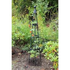 Wrought Iron Obelisk Garden Trellis Obl