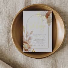 Arch Baby Shower Invitations
