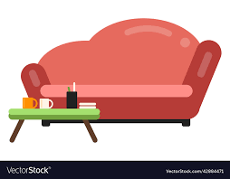 Coffee Leisure Furniture Icon Vector Image