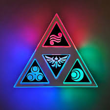Legend Of Zelda Triforce Sign Neon