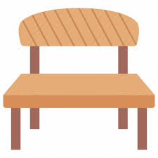 Park Bench Patio Furniture Icon