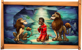 Biblical Daniel In Lion S Den Framed