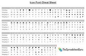Wingdings Webdings Font Icon