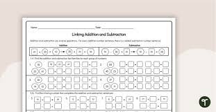 And Subtraction Worksheet