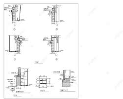 Detailed Drawing Of Fence Light Column