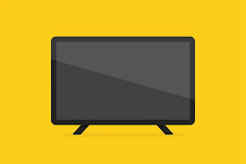 Tv Screen Vector Trendy Flat