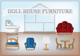 Free Doll House Furniture Vector 112117