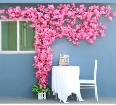 Rattan Diy Flower Wall Decor Artificial