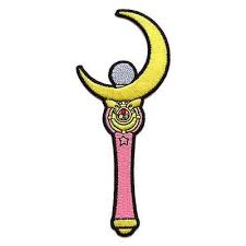 Sailor Moon Crescent Moon Wand Patch