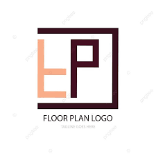 Floor Plan Logo Vector Projection