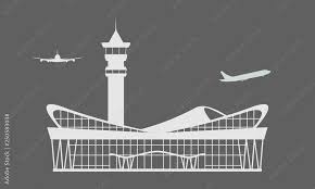 Solid Modern Airport Terminal Building