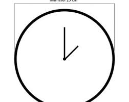 Simple Wall Clock Black And White