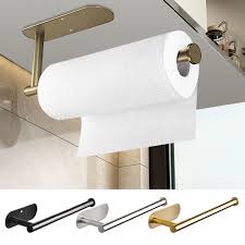 Punch Free Paper Towel Holder Wall