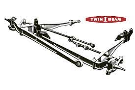 ford twin i beam suspension blue oval