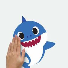 Baby Shark L And Stick Wall Decals