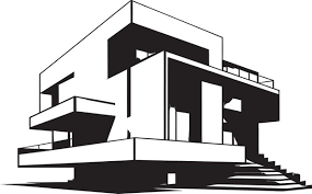 Iconic Minimalism Bold House Sketch In