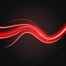 abstract red laser beam light effect