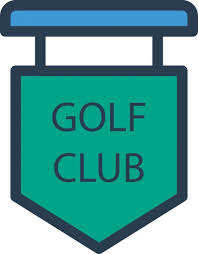 Activity Club Golf Icon Solid Style