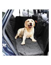 Pawz Pet Car Back Seat Cover In Black