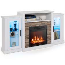 Costway Fireplace Tv Stand With Led