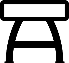 Wooden Stool Icon Png And Svg Vector