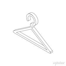 Hanger Icon Isometric 3d Style Wall