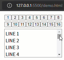 javascript 範例 scrollintoview 實現清