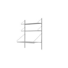 Shelf Library Stainless Steel W80cm