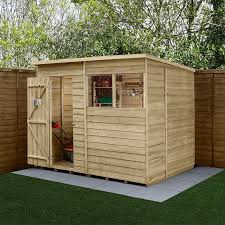 Forest 4life 8 X 6 Pent Wooden Shed