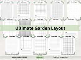 Garden Planner Layout Template