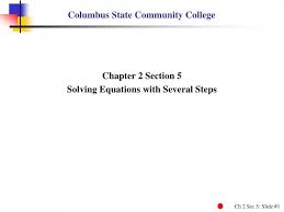 Ppt Columbus State Community College