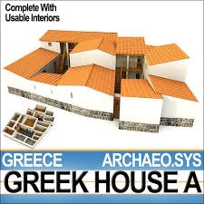 Ancient Greek House A 3d Model Cgtrader