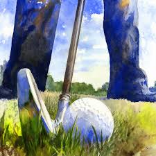 Golf I Canvas Or Print Wall Art