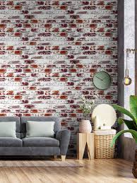 1pc Brick Pattern Wall Paper Shein