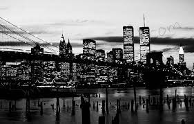 New York City Canvas Monochrome