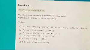 Solved Question 5 Status Answer Saved