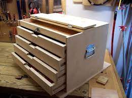 Diy Tool Chest Construction Wooden