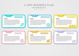 Simple Infographic Template 6 Steps