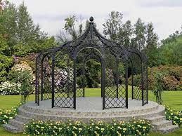 The Schoenbrunn Wrought Iron Gazebo Is