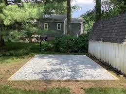 Shed Foundations Installed In Nj Site